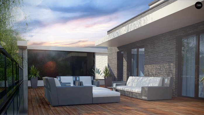 Проект дома Ub16 - 10 Двухэтажные дома в Киеве