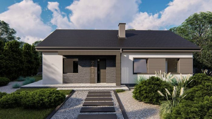 Проект дома U473 - 2 Одноэтажные дома в Киеве