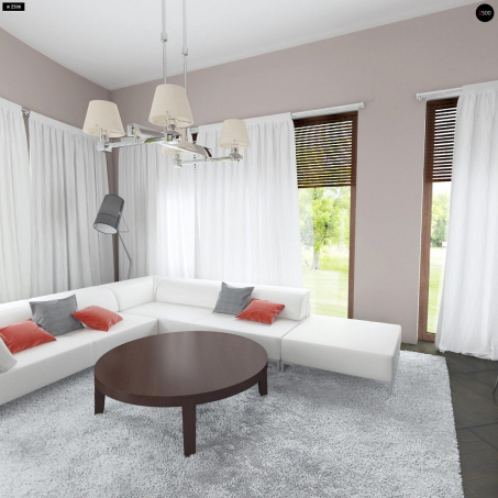 Проект дома Ur5 - 10 С мансардным этажом дома в Киеве