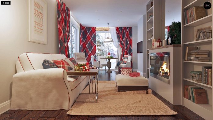 Проект дома U177 - 5 С мансардным этажом дома в Киеве