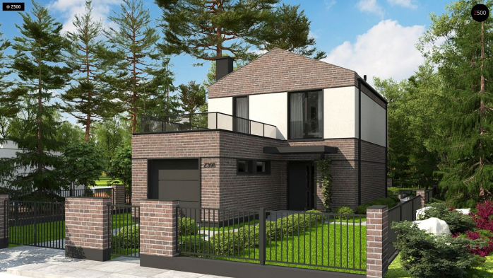 Проект дома U398 - 2 Двухэтажные дома в Киеве