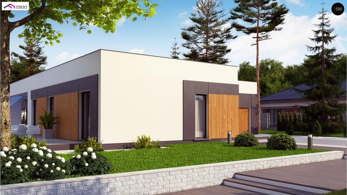 Проект дома Ux185 - 1 Одноэтажные дома в Киеве