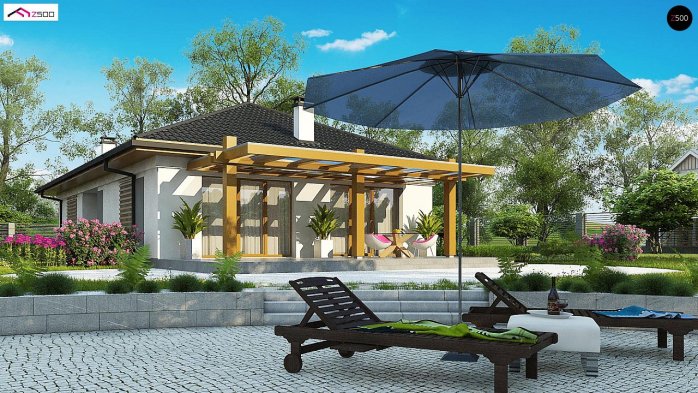 Проєкт будинку U328 - Одноповерхові дома у Києві