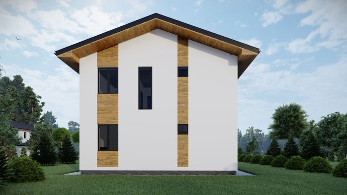 Проект дома DBT 486 - 5 Двухэтажные дома в Киеве