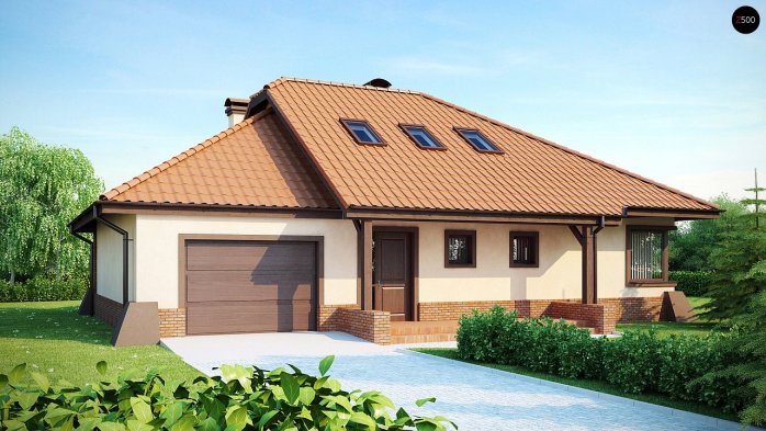 Проект дома U56 - 2 С мансардным этажом дома в Киеве