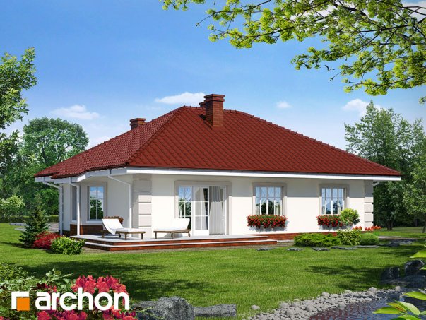 Проект дома Дом под красной рябиной вер.2 - 2 С мансардным этажом дома в Киеве