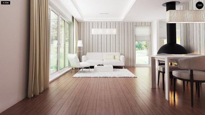 Проект дома U251 - 3 Одноэтажные дома в Киеве