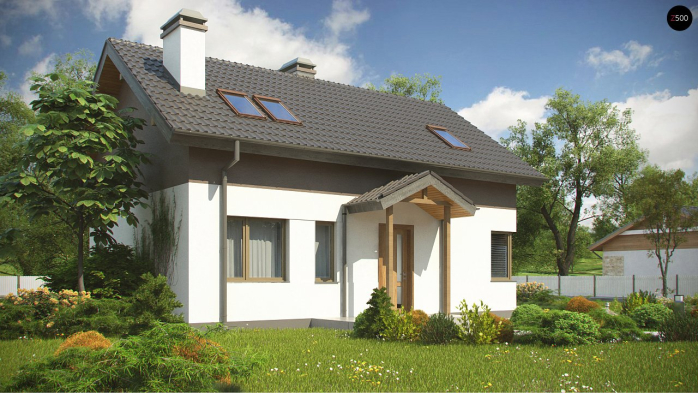 Проект дома U233 - 6 С мансардным этажом дома в Киеве