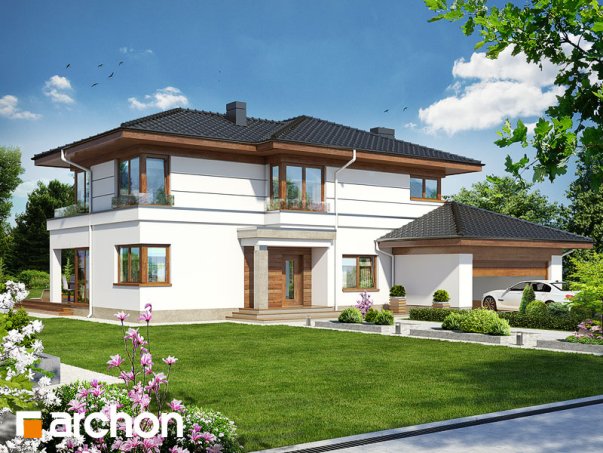 Проект дома Вилла Вероника 3 вер. 2 - 2 Двухэтажные дома в Киеве