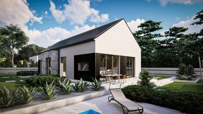 Проект дома U434 - 3 Одноэтажные дома в Киеве