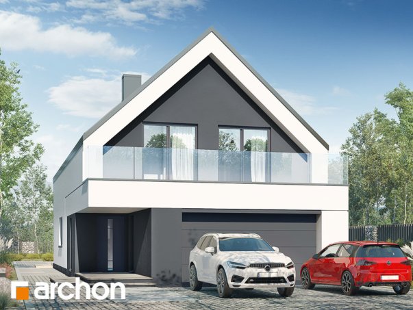 Проект дома Дом в очитках (Г2) - 1 С мансардным этажом дома в Киеве