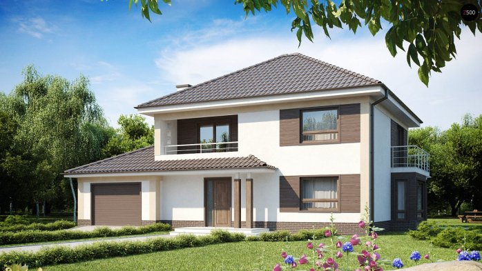 Проект дома Ux12 - 2 Двухэтажные дома в Киеве