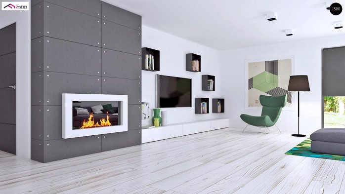 Проект дома U195 GF2 HB - 2 Одноэтажные дома в Киеве