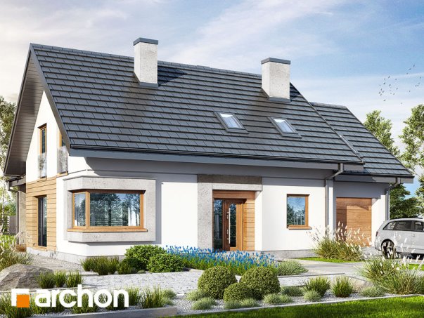 Проект дома Дом в изумрудах 4 (Г) - 1 С мансардным этажом дома в Киеве