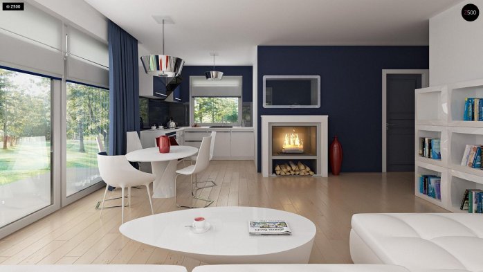 Проект дома U211 S - 8 С мансардным этажом дома в Киеве