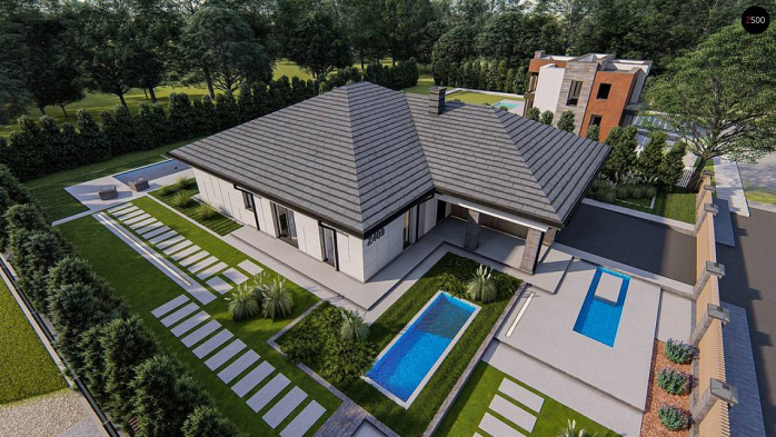 Проект дома U409 - 6 Одноэтажные дома в Киеве