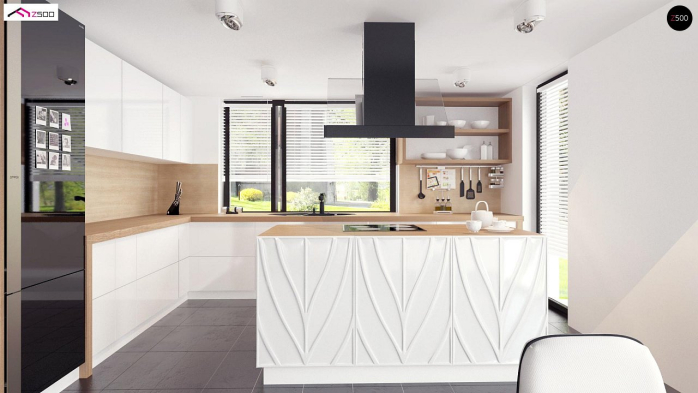 Проект дома U306 - 6 С мансардным этажом дома в Киеве