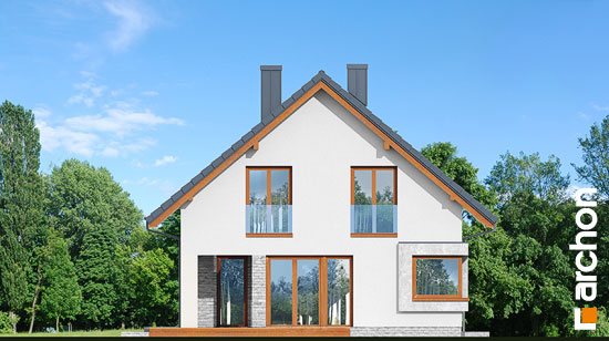 Проект дома Дом в изопируме 2 - 5 С мансардным этажом дома в Киеве