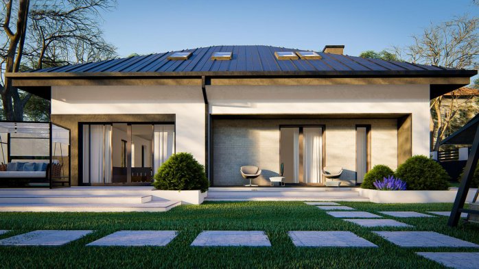 Проект дома U480 - 8 С мансардным этажом дома в Киеве