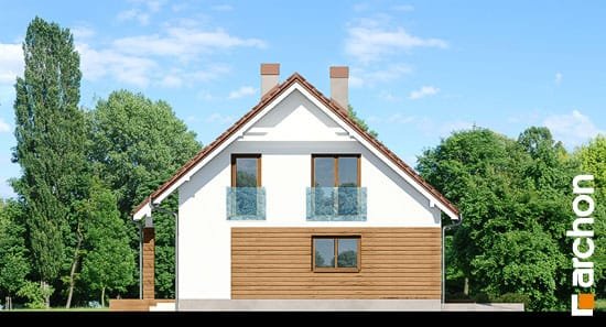 Проект дома Дом в яблонках 6 - 5 С мансардным этажом дома в Киеве