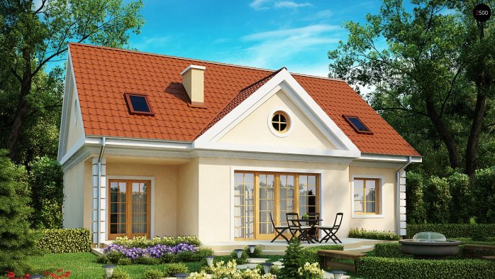 Проект дома U9 - 1 С мансардным этажом дома в Киеве