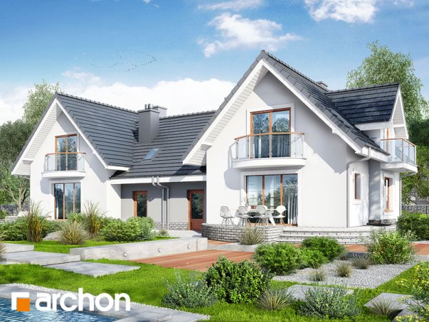 Проект дома Дом в антоновке (Р2) - 2 С мансардным этажом дома в Киеве