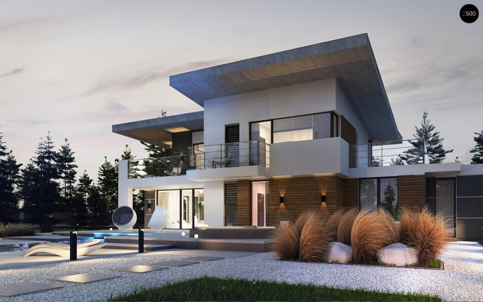 Проект дома Ux22 P - 5 Двухэтажные дома в Киеве