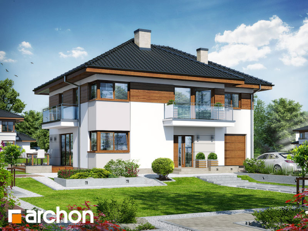 Проект дома Вилла Эмма - 2 Двухэтажные дома в Киеве