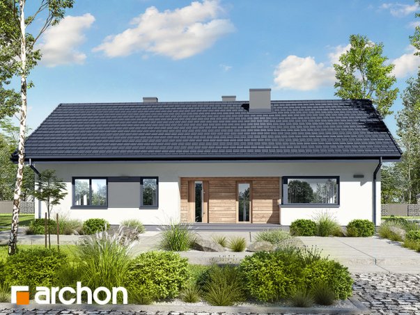 Проект дома Дом в сурфиниях 2 - 1 Одноэтажные дома в Киеве