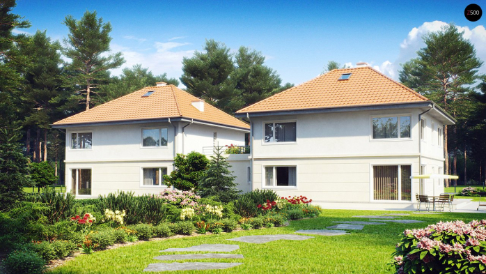 Проект дома Ub2 - 2 Двухэтажные дома в Киеве