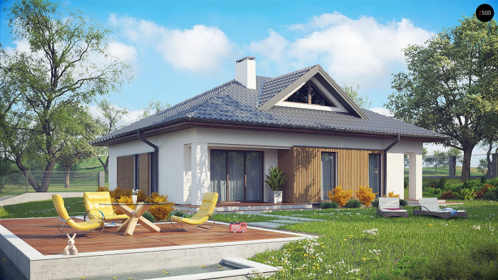 Проект дома U230 - 1 Одноэтажные дома в Киеве