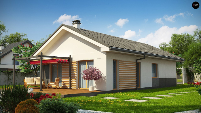 Проект дома U329 - 2 Одноэтажные дома в Киеве