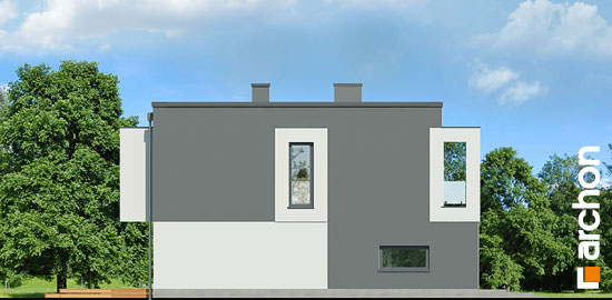 Проект дома Дом в клематисах 24 - 5 Двухэтажные дома в Киеве