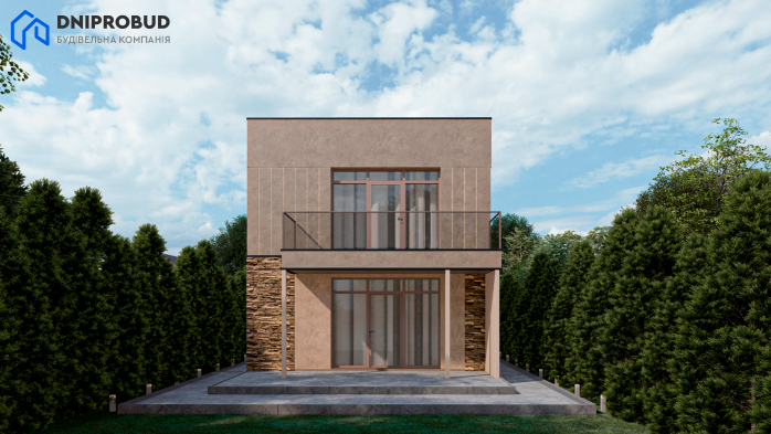 Проект дома Db 19 - 7 Двухэтажные дома в Киеве