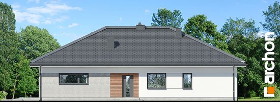 Проект дома Дом в ренклодах 11 (Г2) - 4 Одноэтажные дома в Киеве