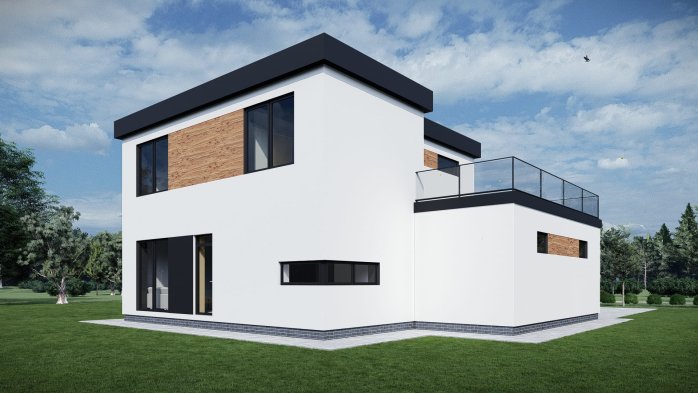 Проект дома DBT 592 - 2 Двухэтажные дома в Киеве