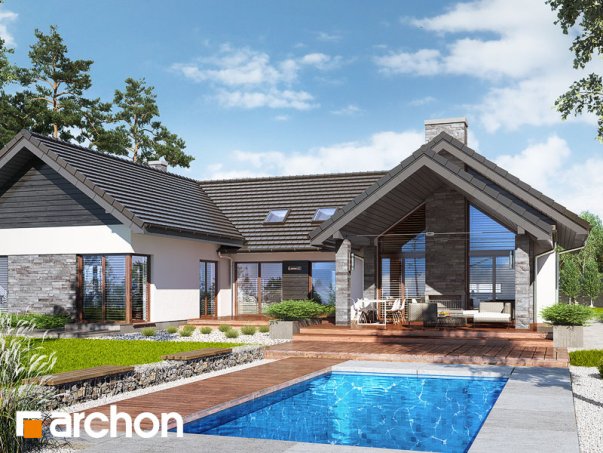 Проект дома Дом в кливиях 4 (Г2) - 1 С мансардным этажом дома в Киеве