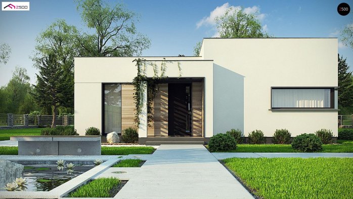 Проект дома Ux138 - 6 Одноэтажные дома в Киеве