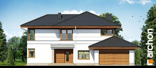 Проект дома Вилла Вероника 3 вер. 2 - 3 Двухэтажные дома в Киеве