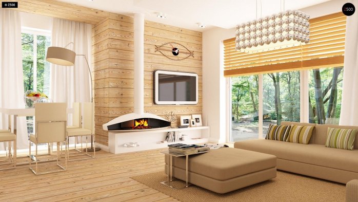 Проект дома U265 - 8 С мансардным этажом дома в Киеве