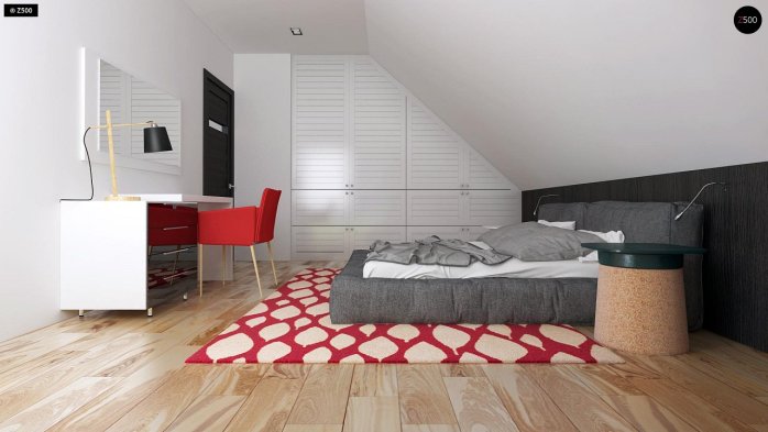 Проект дома U89 - 10 С мансардным этажом дома в Киеве