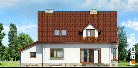 Проект дома Дом в деванне 2 (П) вер.3 - 6 С мансардным этажом дома в Киеве