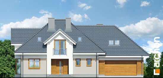 Проект дома Дом в сливах (Г2) - 3 С мансардным этажом дома в Киеве