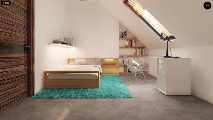 Проект дома U114 - 15 С мансардным этажом дома в Киеве