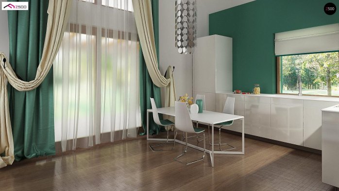 Проект дома U139 v2 - 5 Одноэтажные дома в Киеве