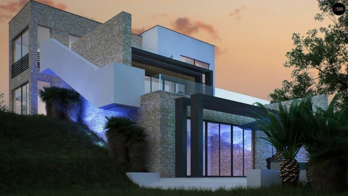 Проект дома Ur17 - 5 Двухэтажные дома в Киеве