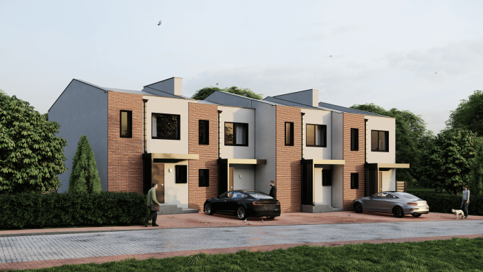 Проект дома DBH - 2 Двухэтажные дома в Киеве