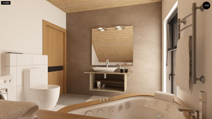 Проект дома U265 - 16 С мансардным этажом дома в Киеве