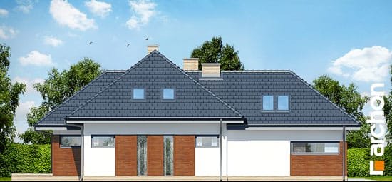 Проект дома Дом в хеномелесе 3  вер.2 - 5 С мансардным этажом дома в Киеве