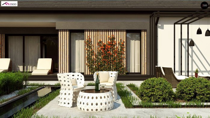 Проект дома U459 - 5 Одноэтажные дома в Киеве